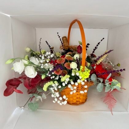 Cesto Flores Naturais!
